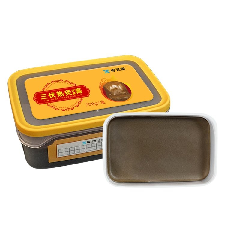 三伏热灸膏产品内外包装 三伏热灸膏产品内外包装