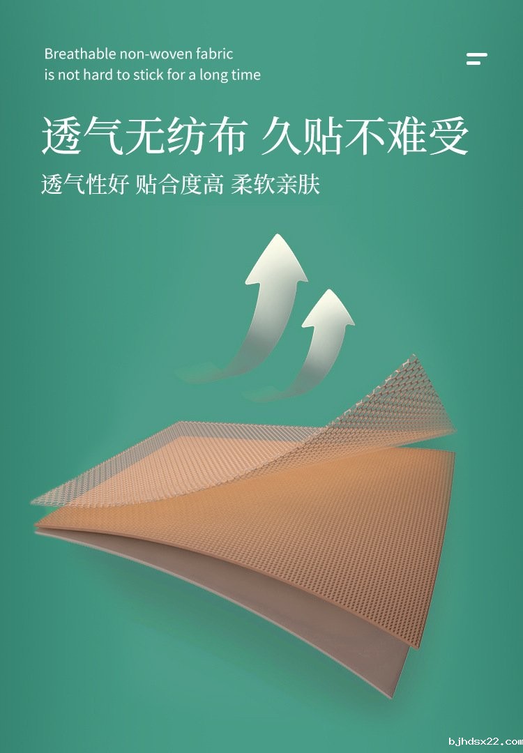 艾草瘦身贴采用透气无纺布