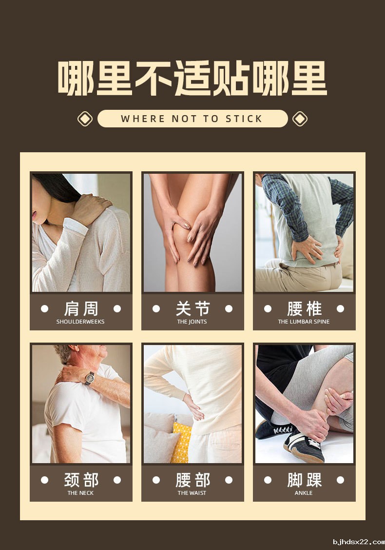 强筋健骨贴适用部位 强筋健骨贴适用部位